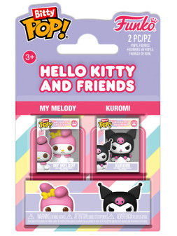 Funko bitty pop 2 pack hello kitty my melody & kuromi