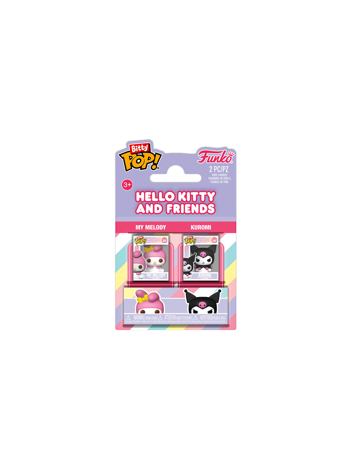 Funko bitty pop 2 pack hello kitty my melody & kuromi