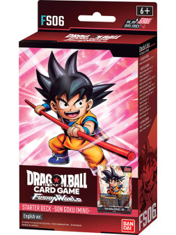 Dragon ball eng super fusion world starter deck fs06 1 mazzo