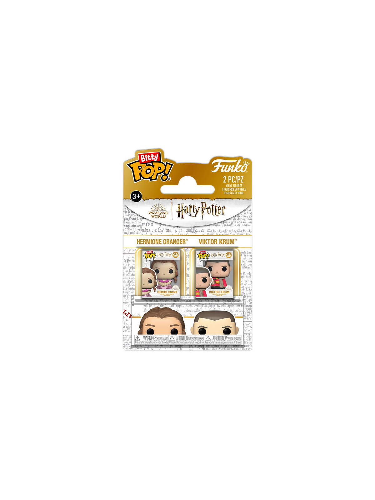 Funko bitty pop 2 pack harry potter hermione & krum