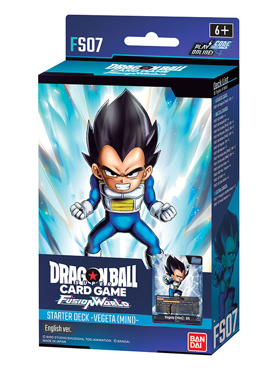 Dragon ball eng super fusion world starter deck fs07 1 mazzo