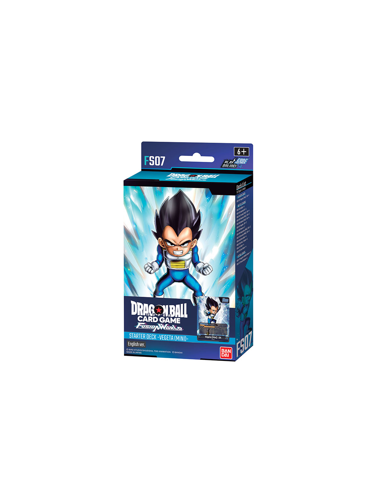 Dragon ball eng super fusion world starter deck fs07 1 mazzo