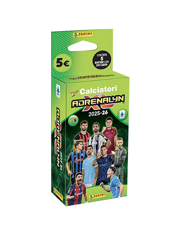 Panini card adrenalyn xl 2025-26 ecoblister 5 buste
