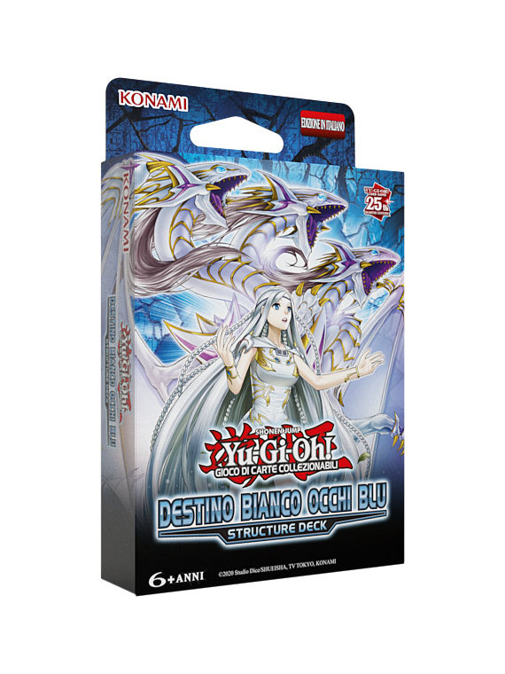 Yugi destino bianco occhi blu structure deck reprint