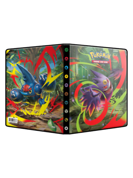 Ultra pro album 4 tasche pokemon megaevoluzione fiamme