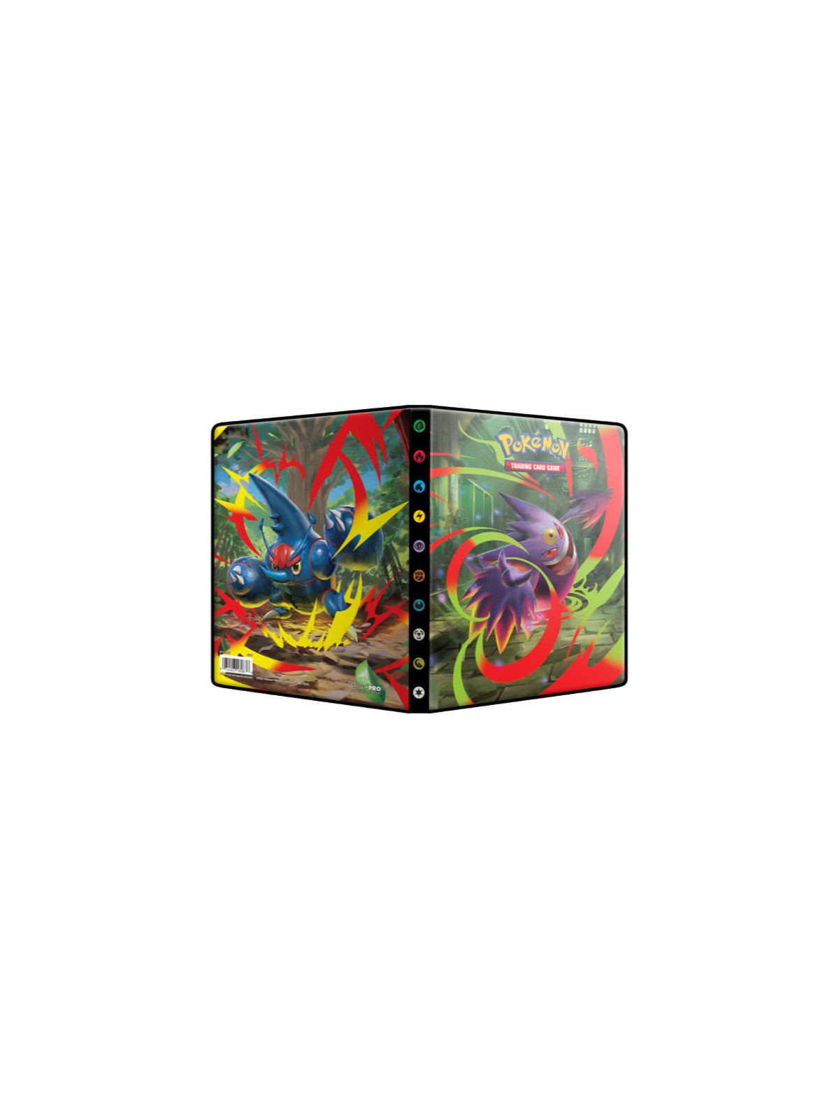 Ultra pro album 4 tasche pokemon megaevoluzione fiamme