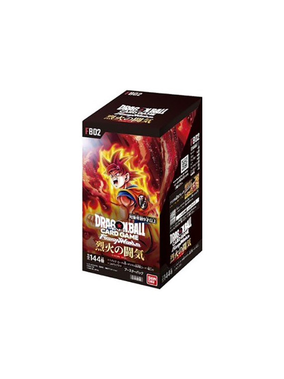 Dragon ball jpn super fusion world fb02 box 24 buste