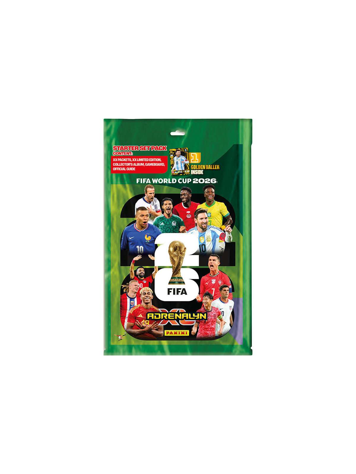 Panini calciatori adrenalyn world cup 26 starter pack