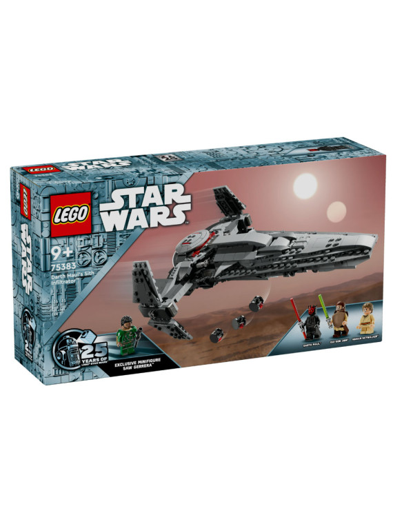 Star wars sith infiltrator di darth maul eol rare - 75383