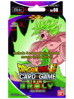 Dragon ball ita super rising broly sd08 1 mazzo