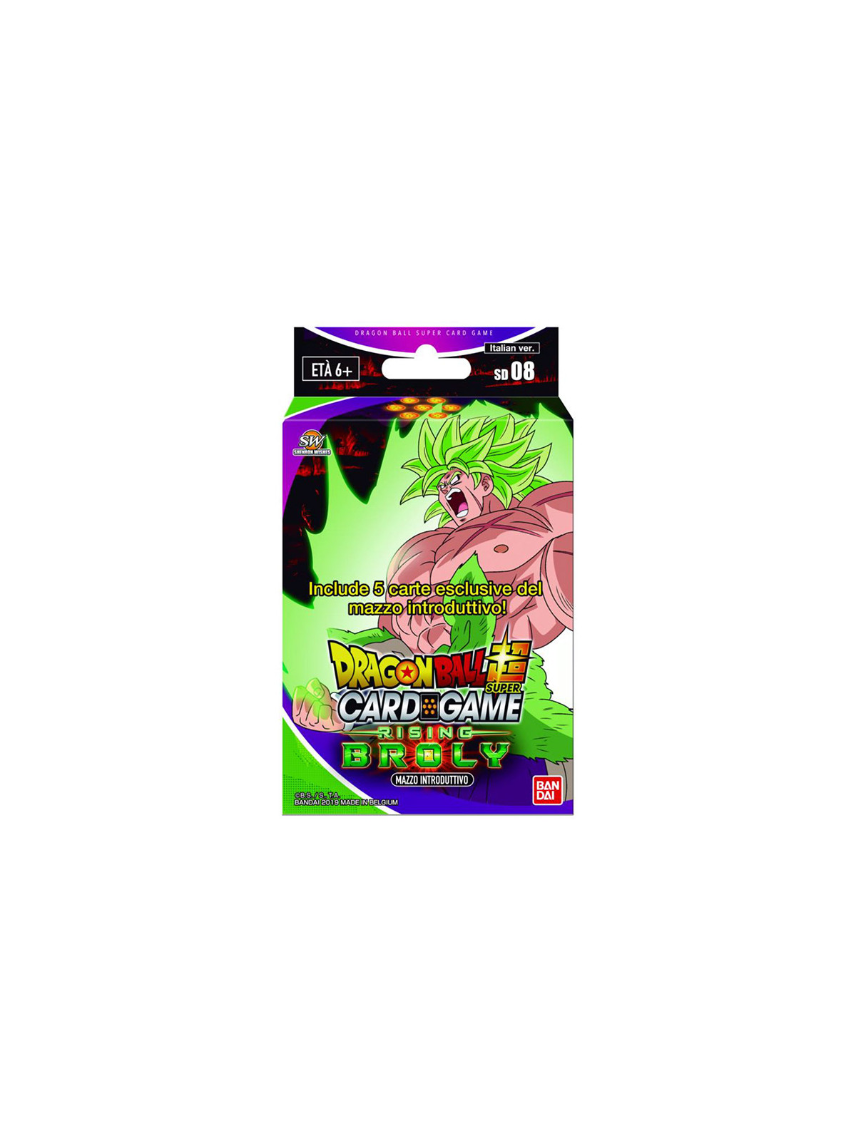Dragon ball ita super rising broly sd08 1 mazzo