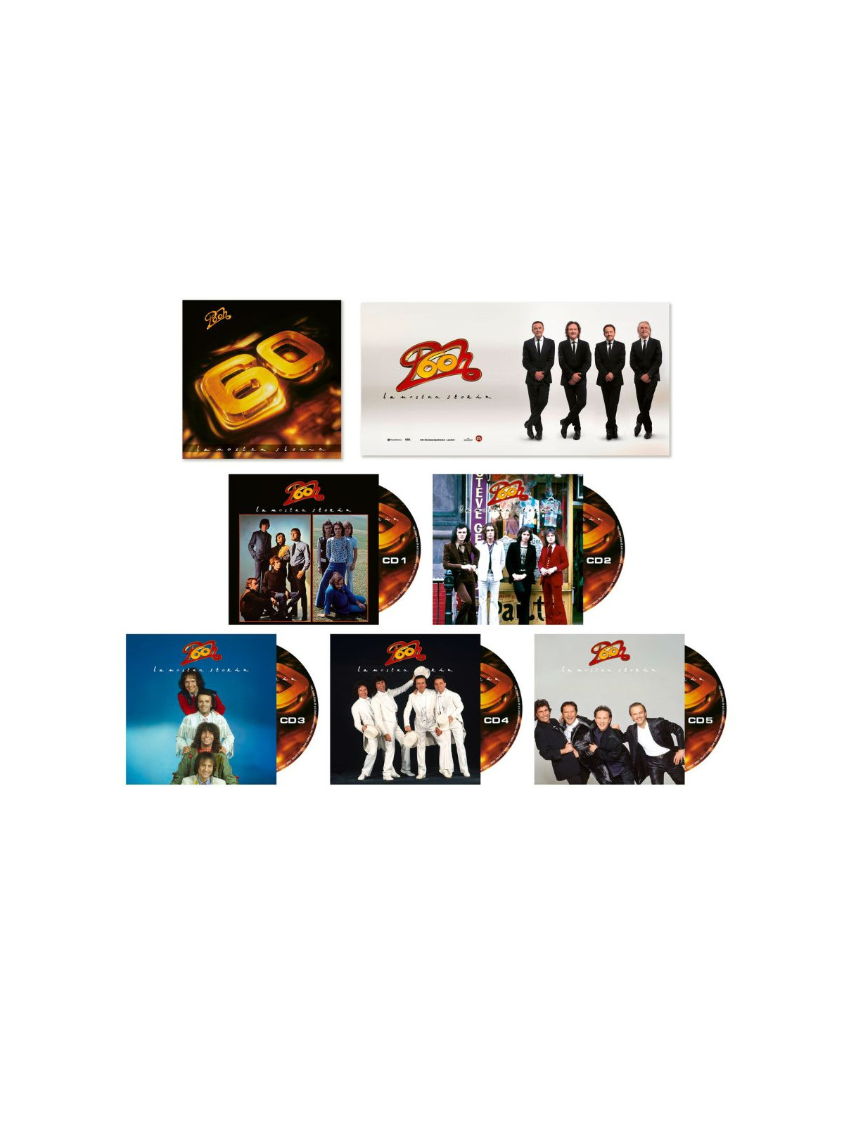 Pooh 60: la nostra storia 5 cd