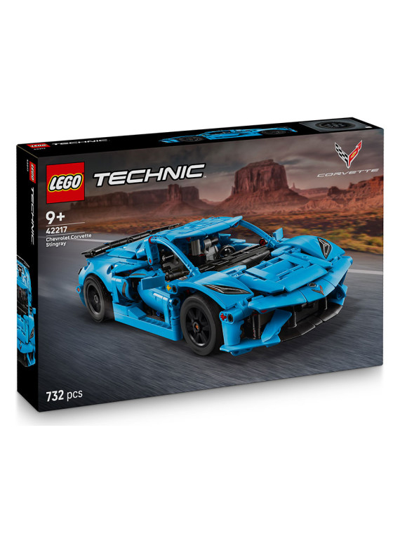 42217 technic chevrolet corvette stingray blu rare - lgo42217