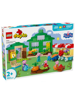 10461 duplo il giardino e la serra di nonno pig rare - lgo10461