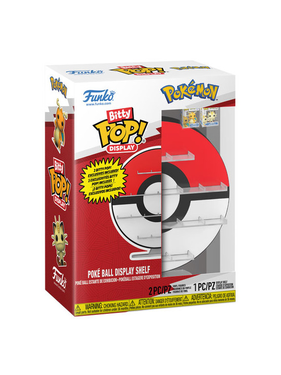 Funko bitty pop display pokemon poke ball