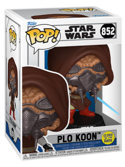 Funko pop star wars animation plo koon glow