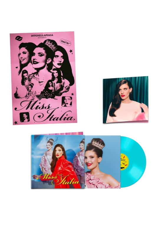 Miss italia gatefold lp blu transparent (collector's edition, limited & numbered