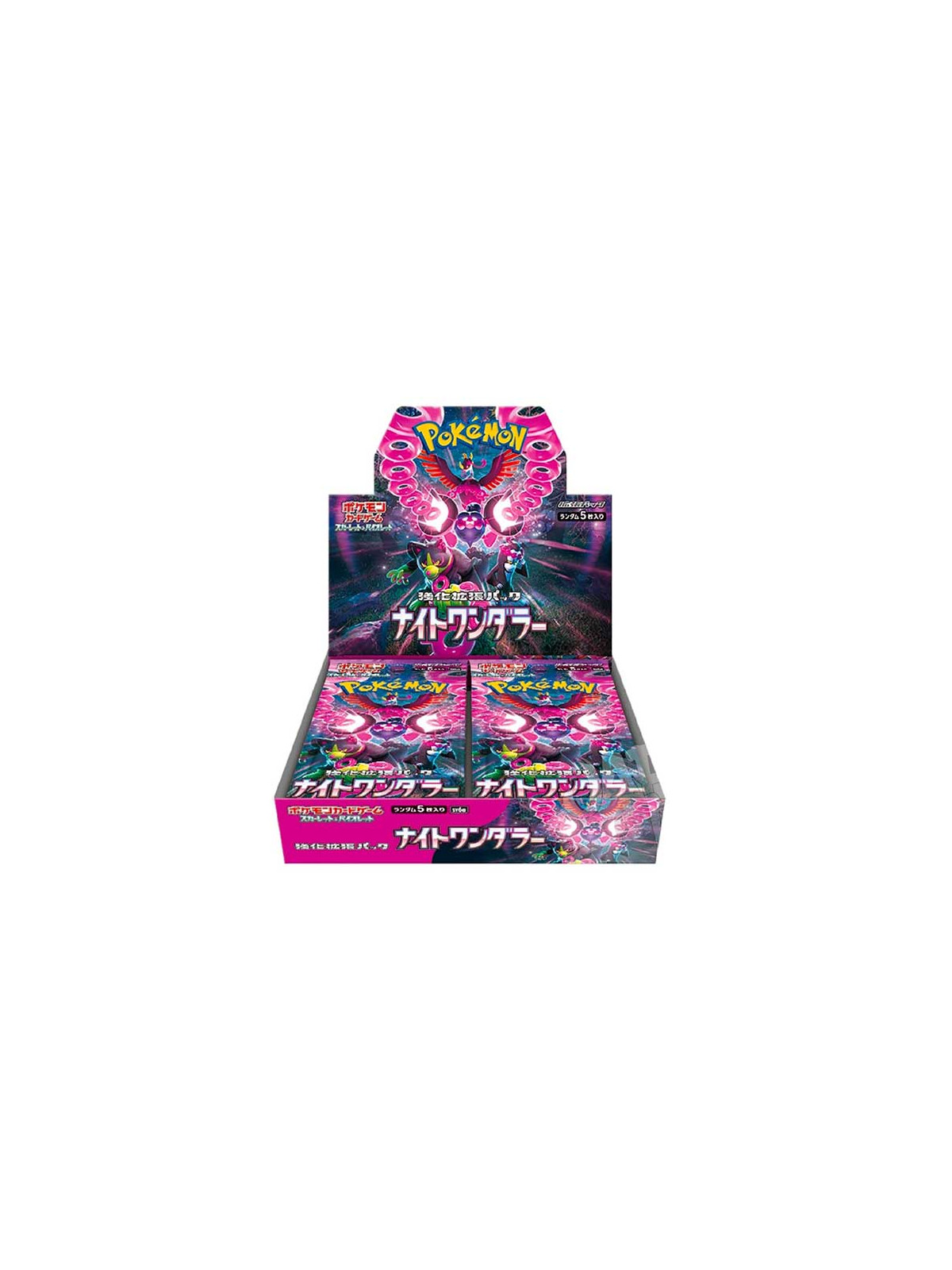 Pokemon jpn night wanderer box 30 buste