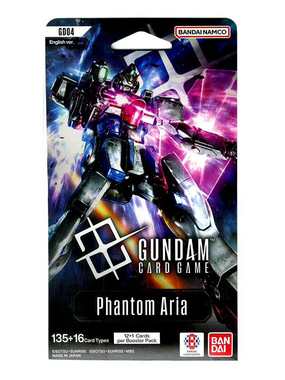 Gundam eng card game phantom aria gd04 1 busta blister