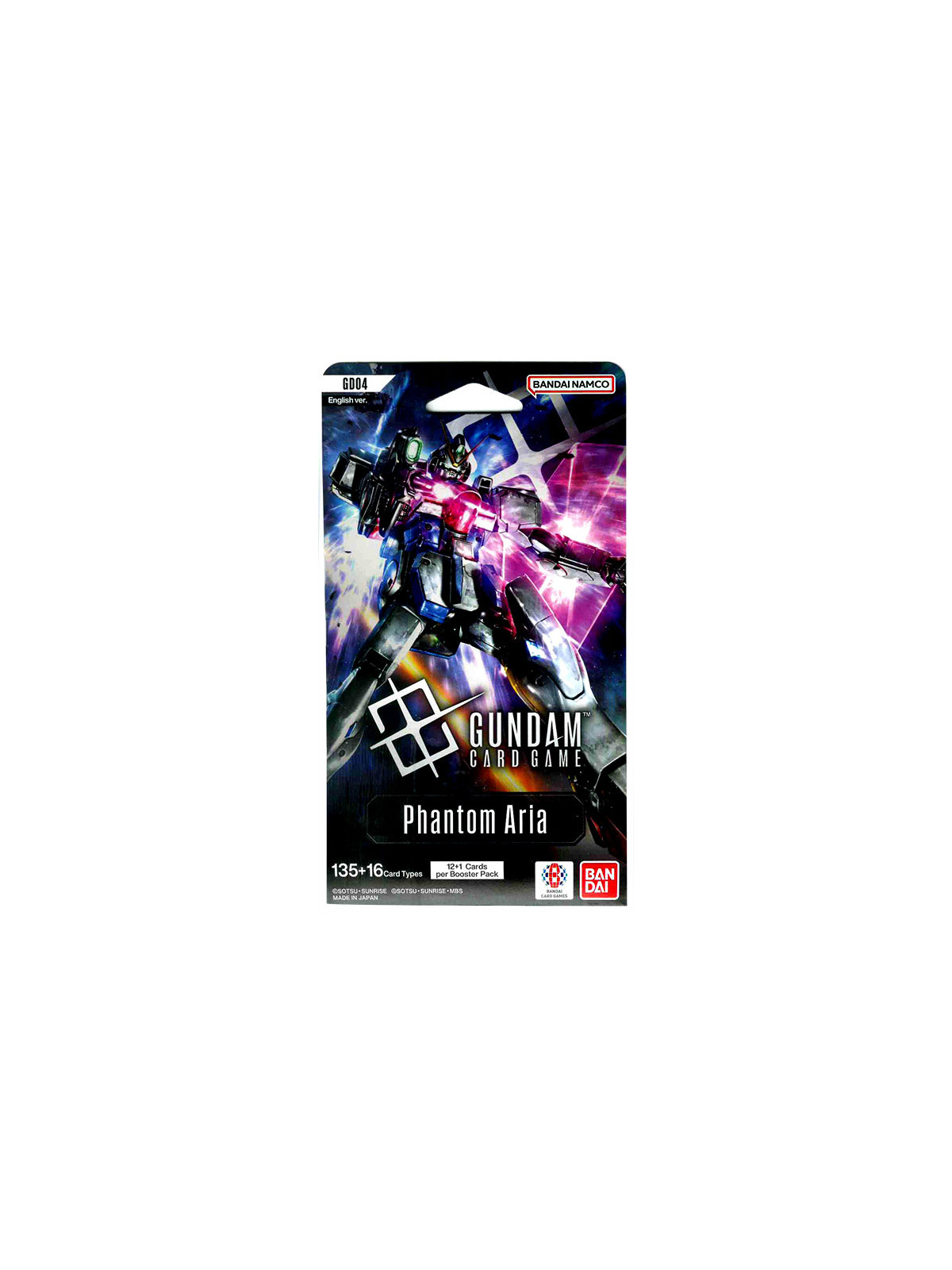 Gundam eng card game phantom aria gd04 1 busta blister
