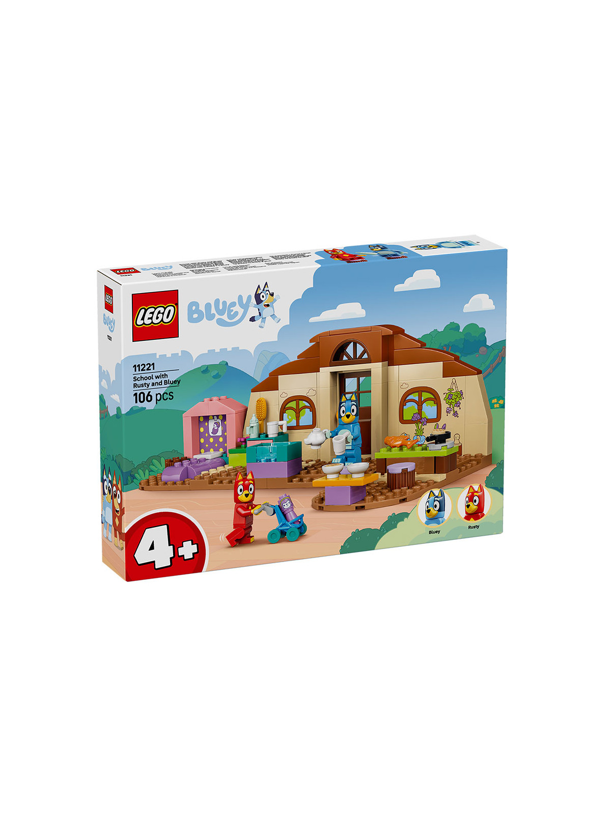Bluey a scuola con rusty e bluey - 11221