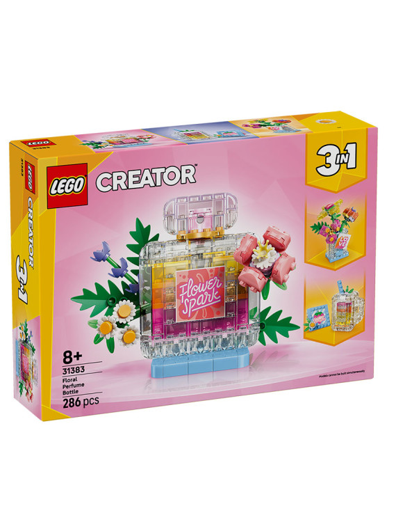 Creator boccetta di profumo con decorazione floreale - 31383