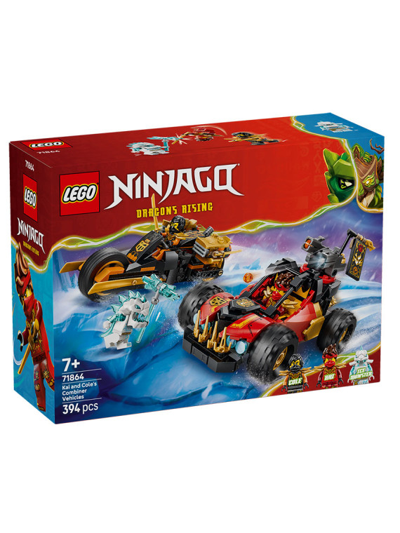 Ninjago veicoli combinanti di kai e cole - 71864
