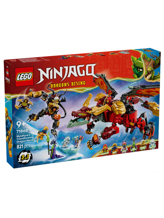 Ninjago mech drago mutaforma di wyldfyre - 71868