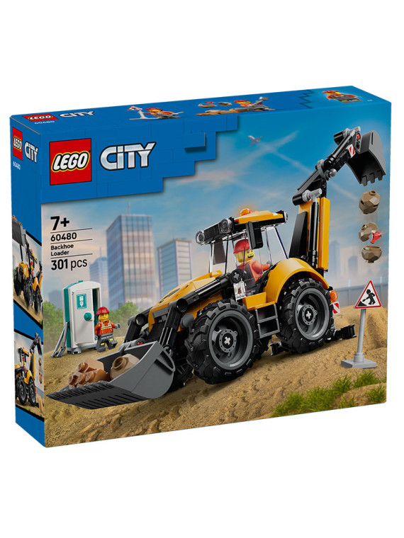 City great vehicles scavatrice da cantiere gialla - 60480