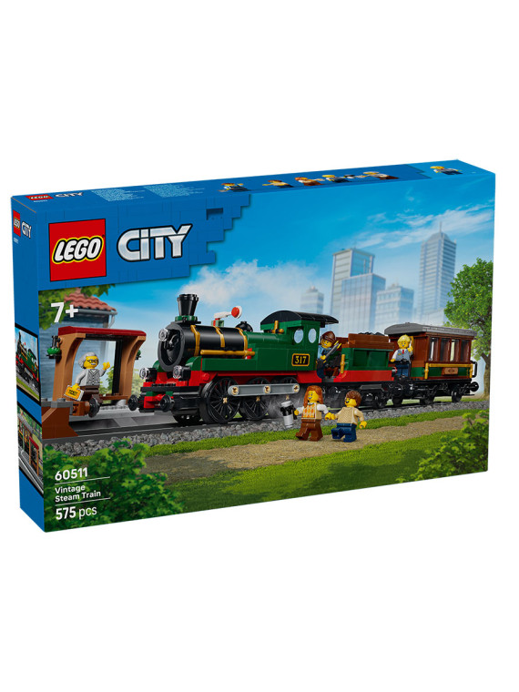 City trains treno a vapore vintage - 60511