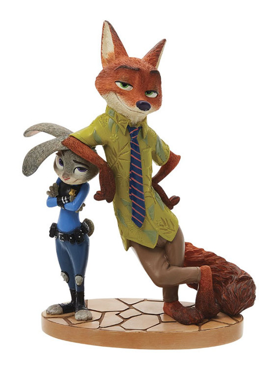 Disney zootropolis nick and judy standing