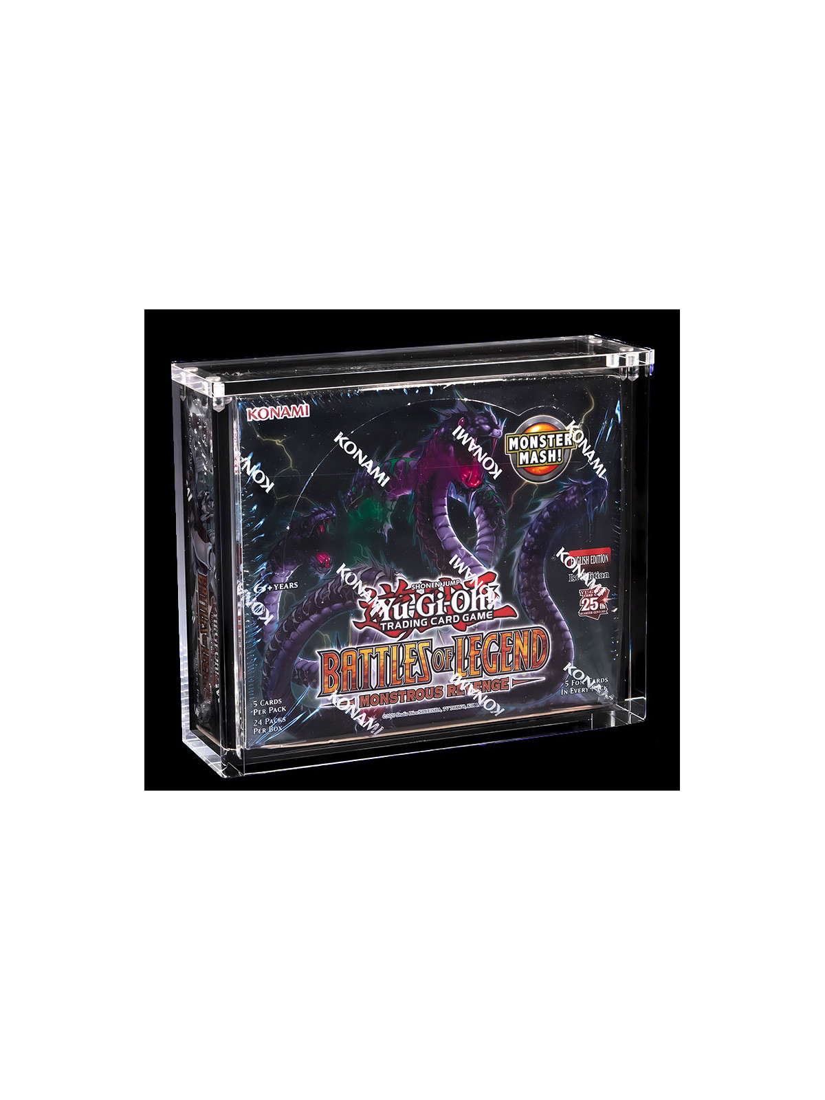 Acrylic box protezione yu-gi-oh! box 24 buste