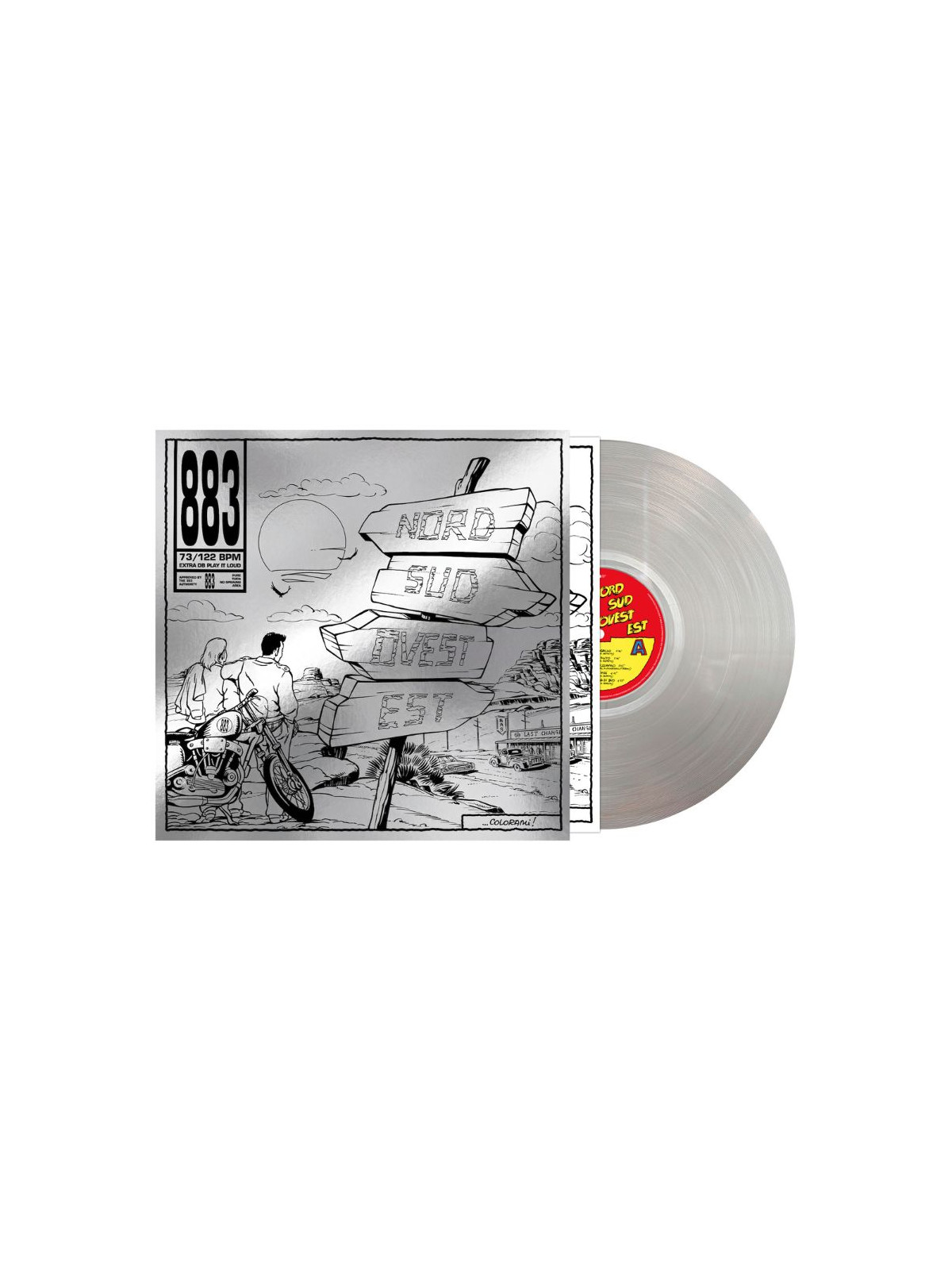 Nord sud ovest est vinile cristallo limitato con copertina metallizzata