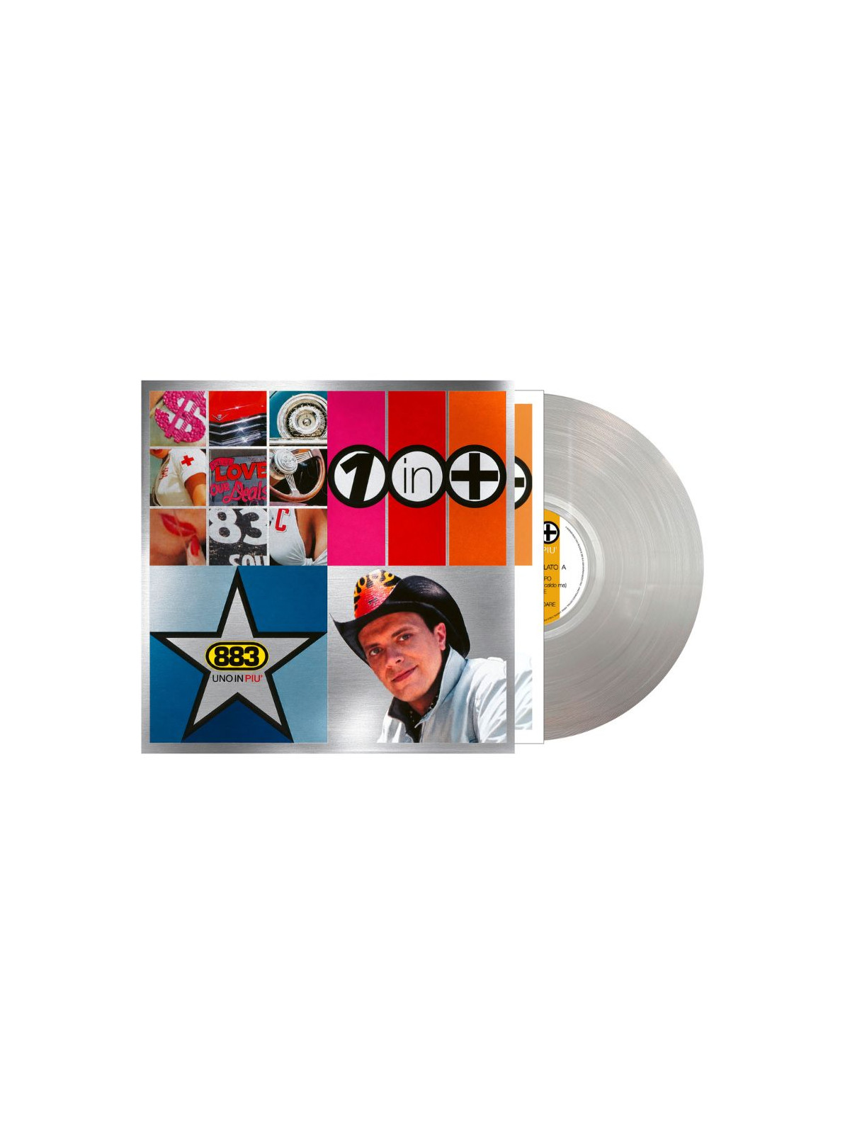 1 in + vinile cristallo limitato con copertina metallizzata