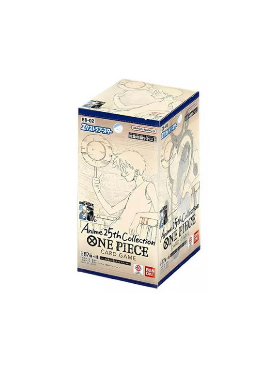 One piece jpn anime 25th eb-02 box 24 buste