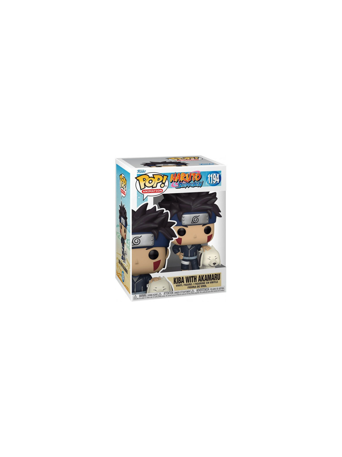 Funko pop naruto kiba w-akamaru 1194