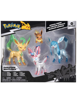 Pokemon select evolution 4pz eevee leafeon glaceon sylveon