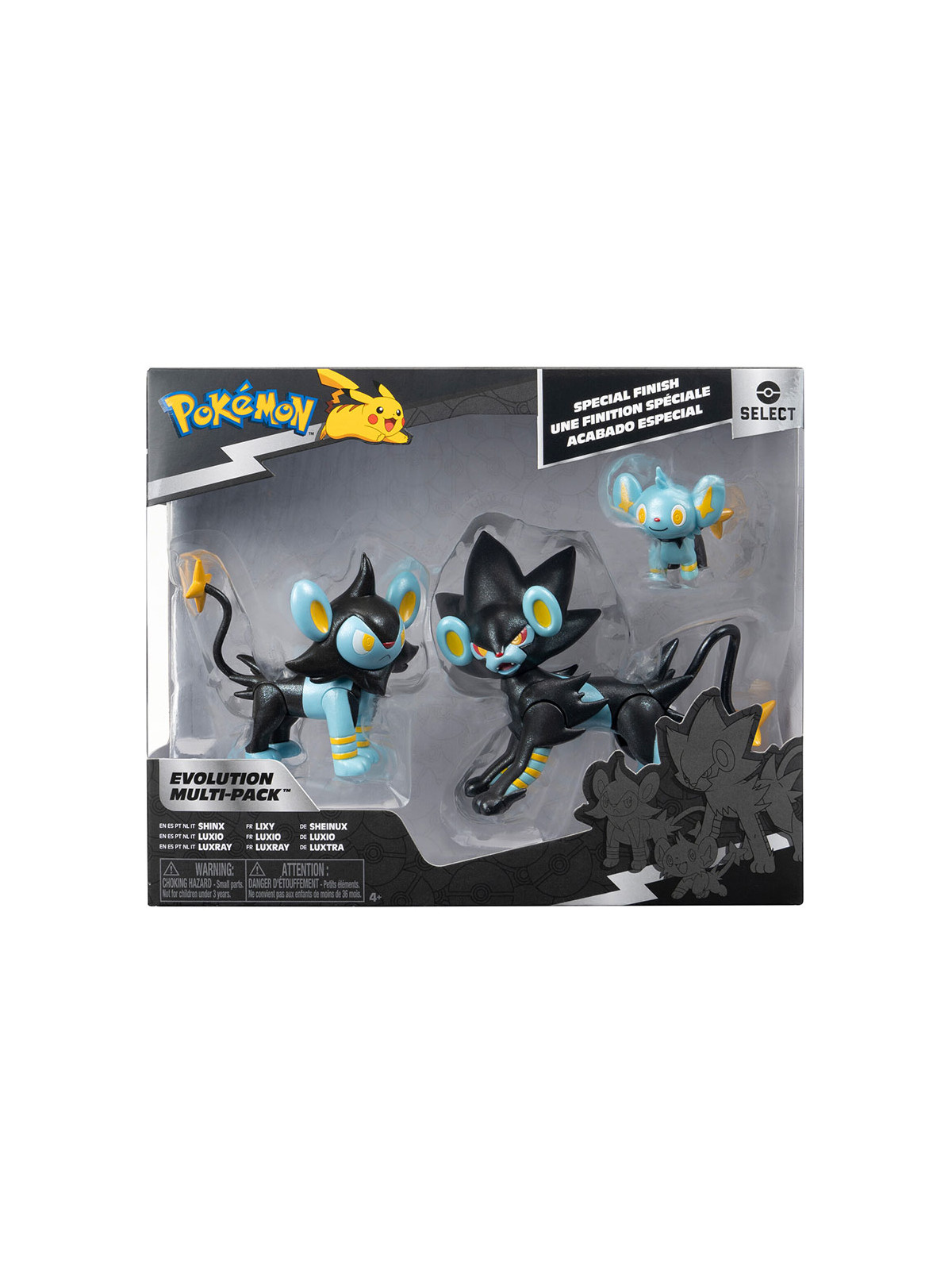 Pokemon select evolution 3pz shinx luxio luxray