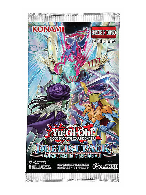 Yugi duelist pack guardiani dimensionali 1 busta