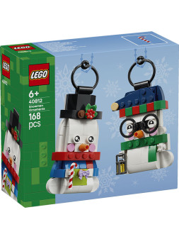 Pupazzi di neve ornamentali - 40812