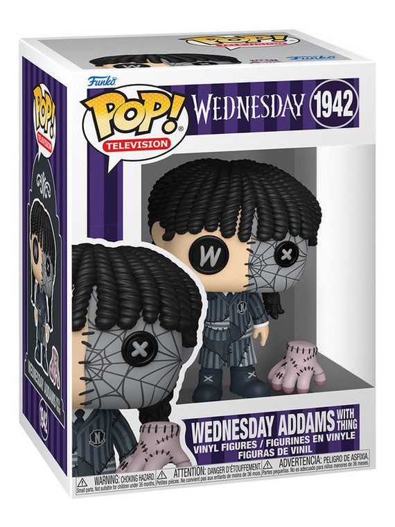 Funko pop wednesday patchwork wednesday w-thing