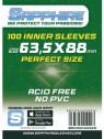 Sapphire bustine protettive 63.5x88mm perfect green 100pz
