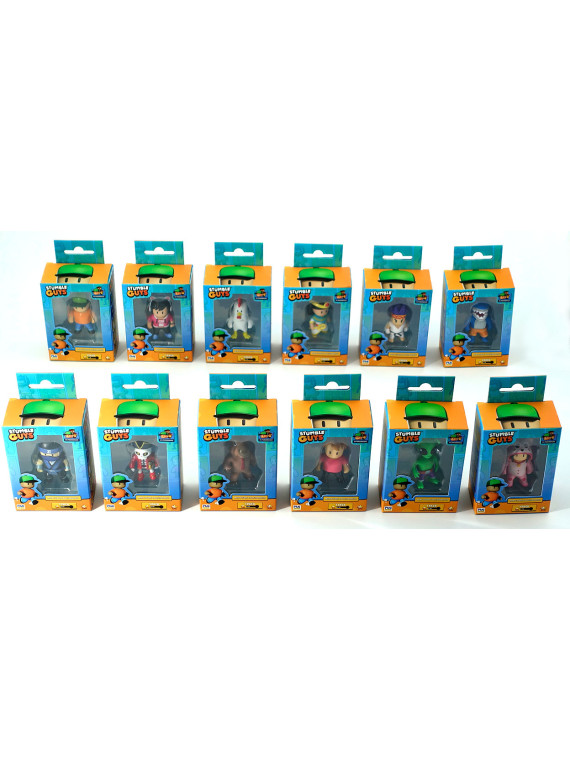 Stumble guys minifigures blister assortimento 1pz