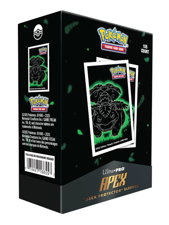 Ultra pro neon kanto bustine protettive apex venusaur 105pz