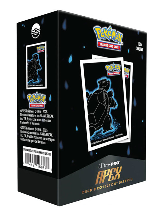 Ultra pro neon kanto bustine protettive apex blastoise 105pz