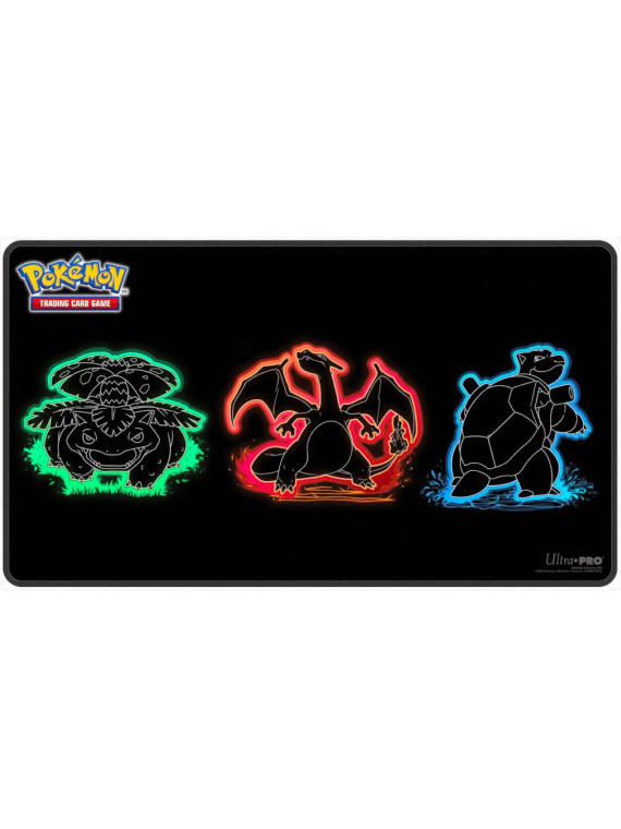 Ultra pro neon kanto playmat foil pokemon