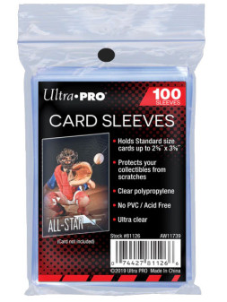 Ultra pro bustine morbide trasparenti 100pz