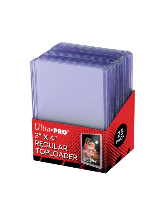 Ultra pro bustine rigide toploader trasparenti 25pz