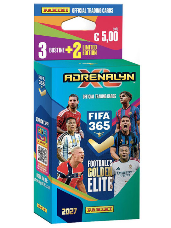 Panini adrenalyn xl fifa 365 2027 ecoblister 3 buste+2 limit