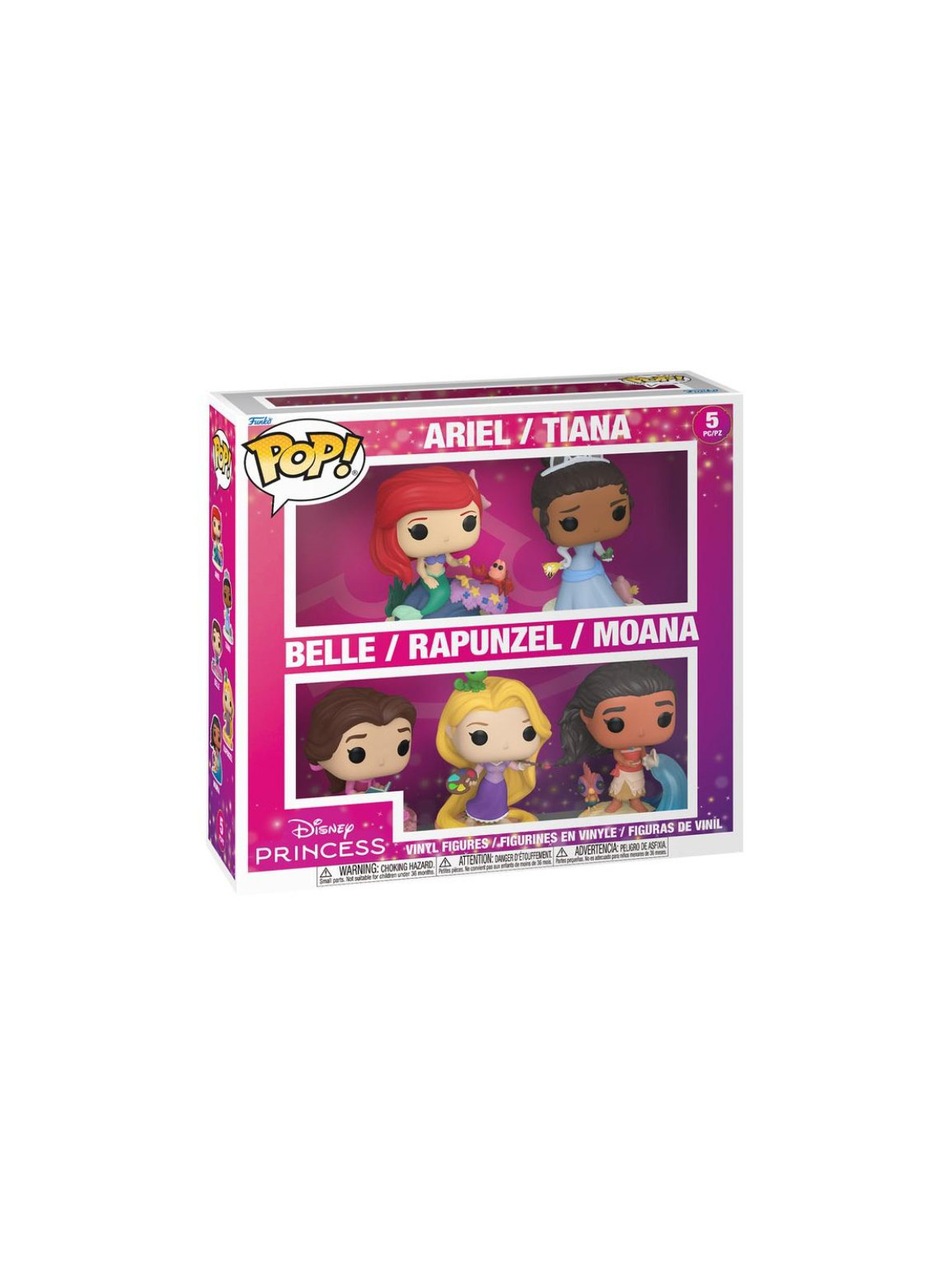 Funko pops disney princess 5 pack